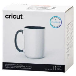 Abgeschrägter Keramiktassen-Rohling - Grau, 425 ml/15 oz. (1 Stk.)