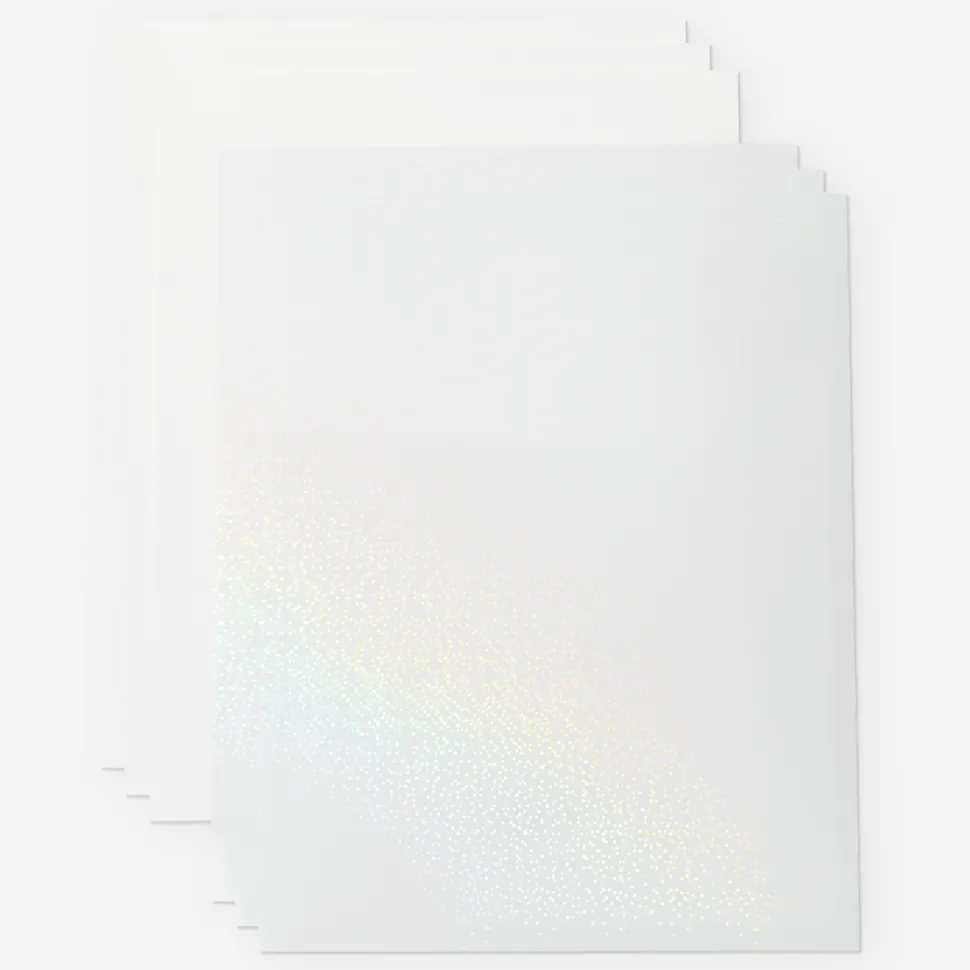 Bedruckbares, wasserfestes, holografisches Aufkleberset- A4 (5Stk.)