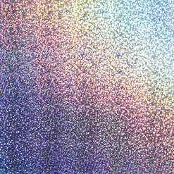 Bügelfolie, holografischer Glanz - Silber 30,5cm × 61 cm (12" x 24")