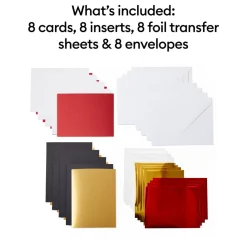 Cricut Joy™ Foil Transfer Insert Cards, Royal Flush - A2