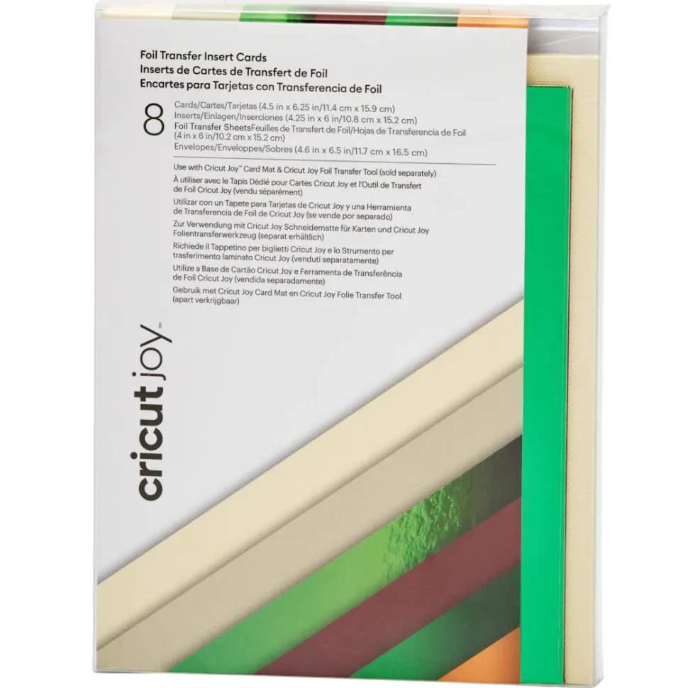 Cricut Joy™ Foil Transfer Insert Cards, Cameron Sampler - A6