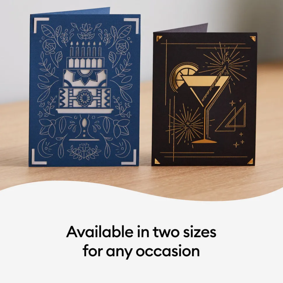 Cricut Joy™ Foil Transfer Insert Cards, Cameron Sampler - A6