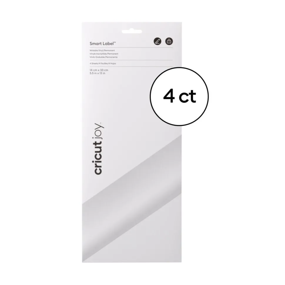 Cricut Joy™ Smart Label™ beschreibbares Vinyl - permanent, Weiß