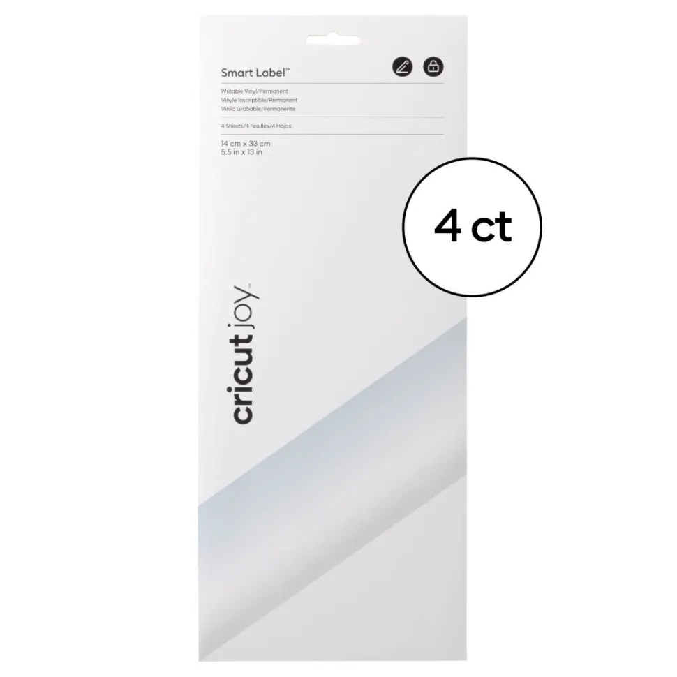 Cricut Joy™ Smart Label™ Writable Vinyl - Permanent, Transparent