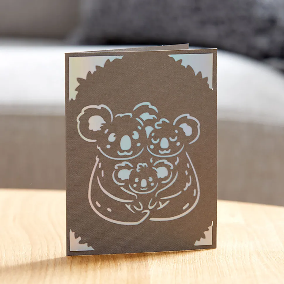 Cricut Joy™-Einlegekarten, Grau/Silber, holografisch