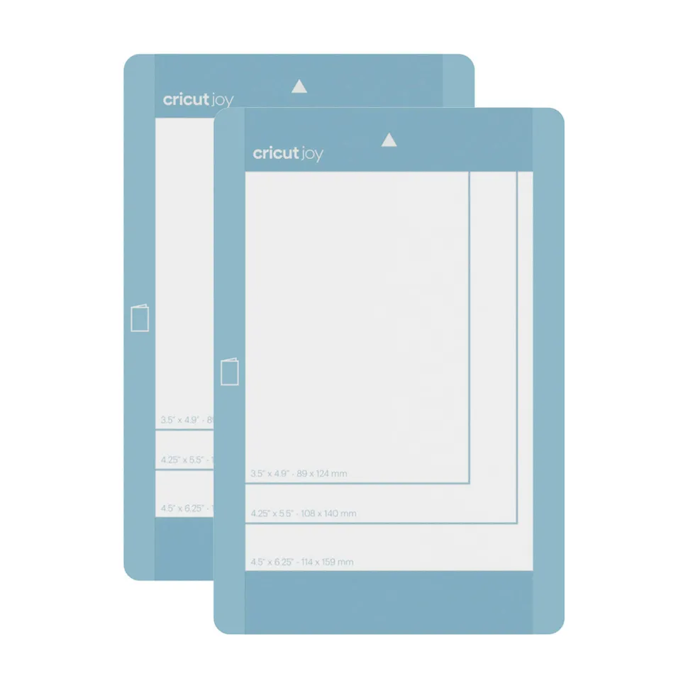 CricutJoy™ Kartenschneidematte, 11,4cmx 15,8cm (4,5Zollx 6,25Zoll) (2Stk.)