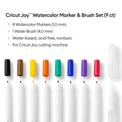 CricutJoy™ Set mit Aquarellstiften& -pinsel (9Stk.)