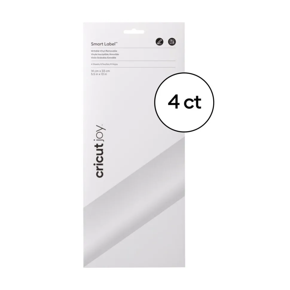 CricutJoy™ SmartLabel™beschreibbares Vinyl- ablösbar, Weiß
