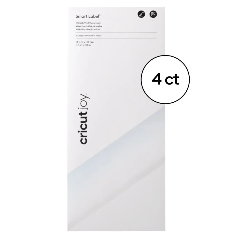 CricutJoy™ SmartLabel™beschreibbares Vinyl- ablösbar, transparent
