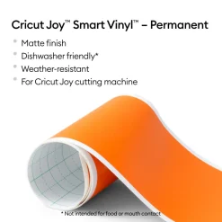 CricutJoy™ SmartVinyl™- Permanent Matte, Orange