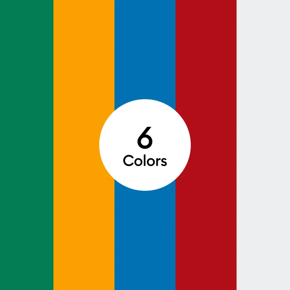 CricutJoy™ SmartVinyl™- permanentes Vinyl ohne Schneidematte, Variety-Musterset(0,6 m / 2 Fuß, 6 Stk.)