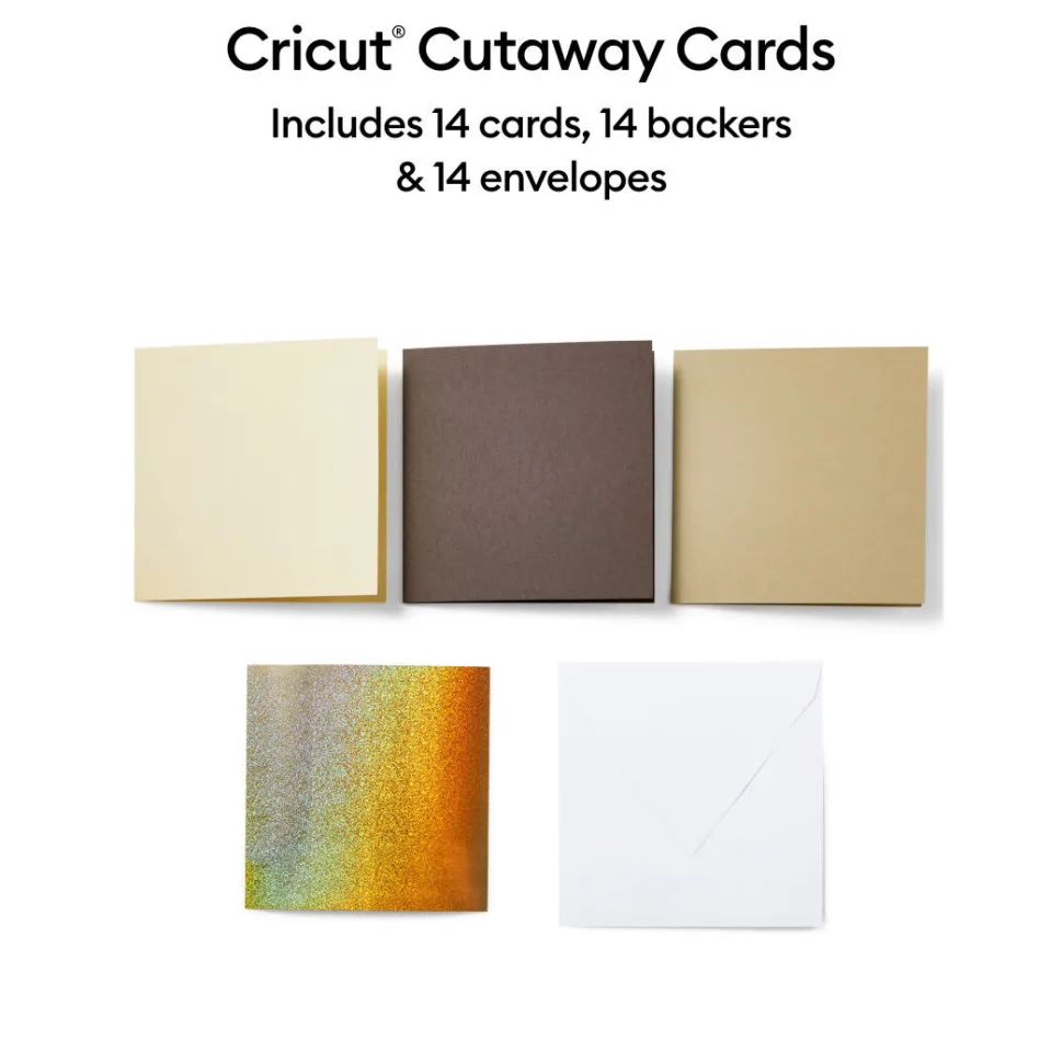 Cutaway Cards, Neutral-Musterset- S40 (14 ct)