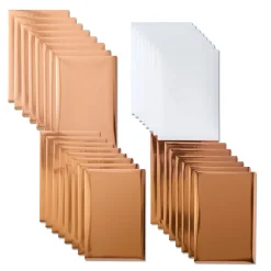 Folientransferbogen, Rotgold (24 Stück)
