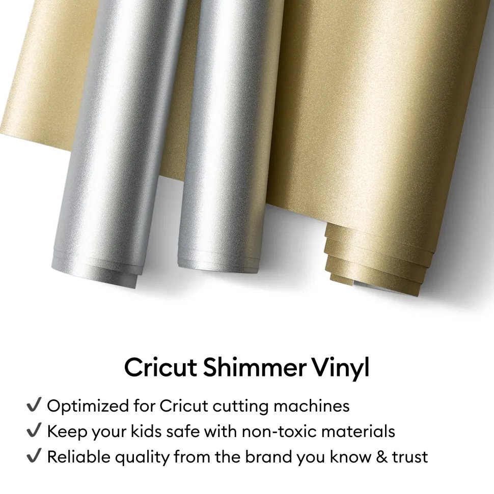 Glanz Vinyl - permanent (1,2 m / 4 Fuß), Silber
