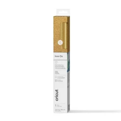 Glitzer Iron-On (0,5 m / 1,6 Fuß), Gold