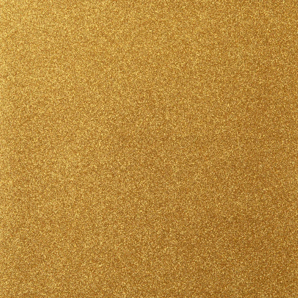 Glitzer Iron-On (0,5 m / 1,6 Fuß), Gold