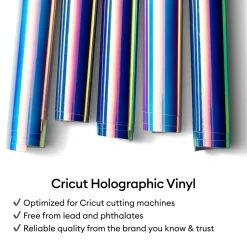 Holografische Vinylfolie (1,2 m / 4 Fuß)