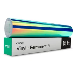 Holografisches Vinyl - Permanent (4,6 m / 15 Fuß), Blau