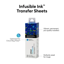 Infusible Ink™-Transferfolien (2 Stück), Blaue Farbspritzer