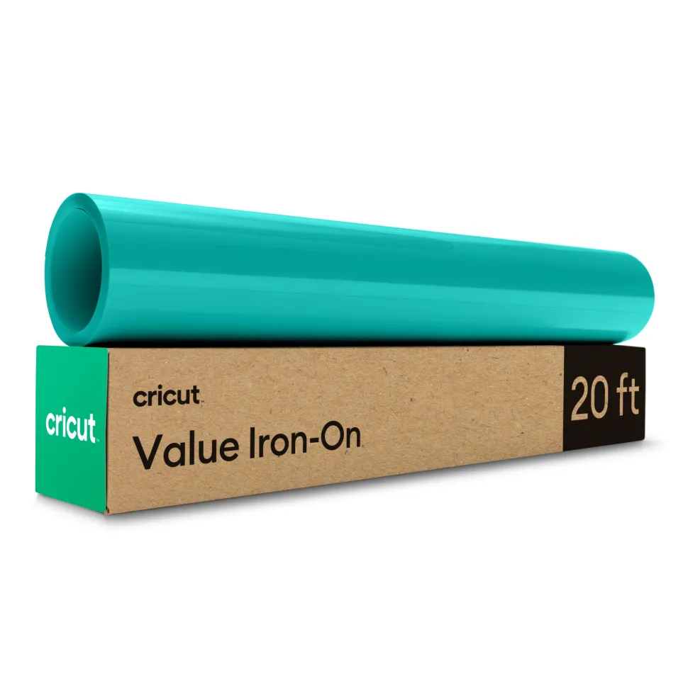 Iron-On im Vorteilspack, 30,5 cm x 6 m (12 Zoll x 20 Fuß), Blaugrün