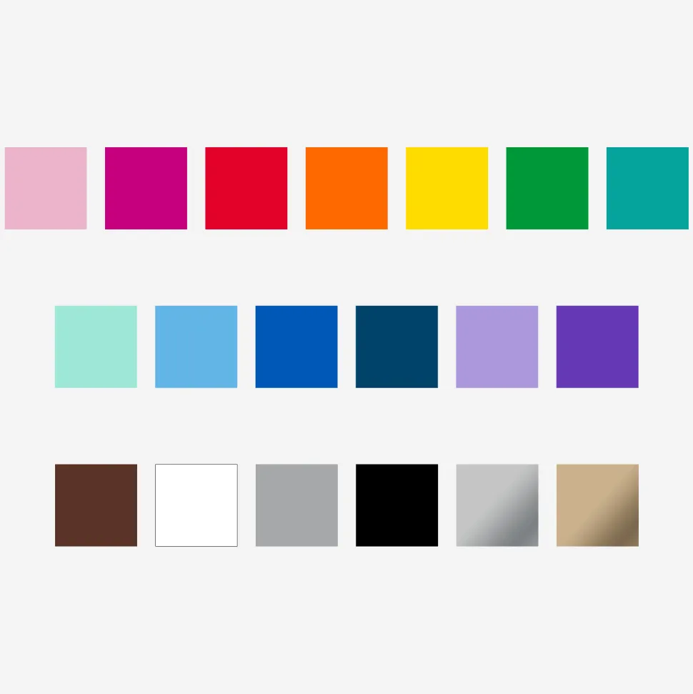 Iron-On im Vorteilspack, Regenbogen-Musterset - 30,5 x 30,5 cm (12 Zoll x 12 Zoll) (40 Stk.)
