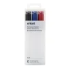 Permanente Stifte, 2,5mm, Schwarz/Blau/Rot/Grün (6Stk.)