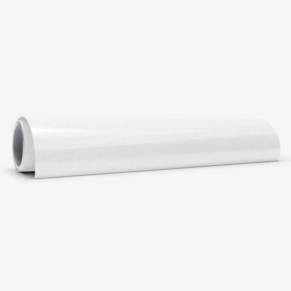 Smart Iron-On, Glitter, White 5 ft