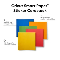 Smart Paper™ Farbkarton für Aufkleber, leuchtende Schleife