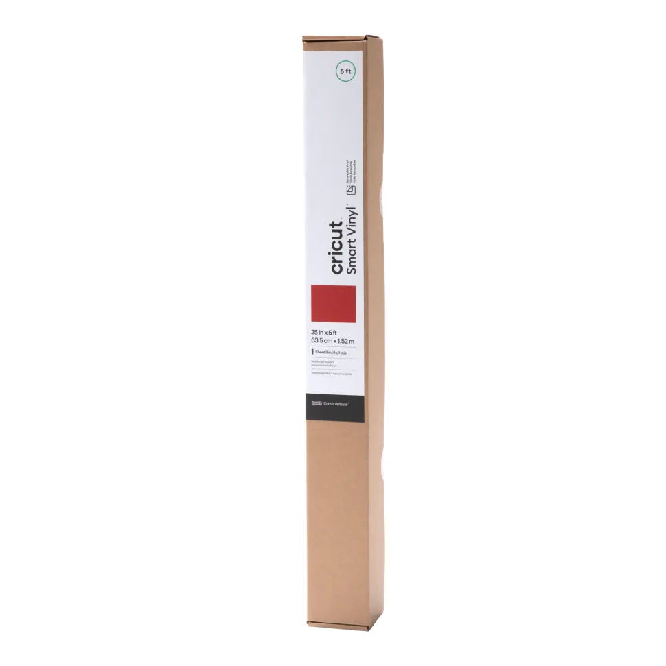 Smart Vinyl - Removable, Red 5 ft