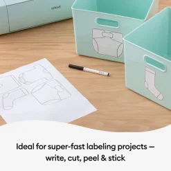SmartLabel™beschreibbares Vinyl- ablösbar, Weiß (0,9m, 3Fuß)