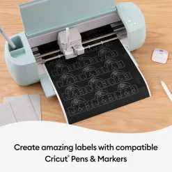 SmartLabel™beschreibbares Vinyl- permanent, Schwarz (0,9cm; 3Fuß)
