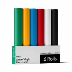 SmartVinyl™- permanentes Vinyl ohne Schneidematte, Variety-Musterset (0,6 m / 2 Fuß, 6 Stk.)